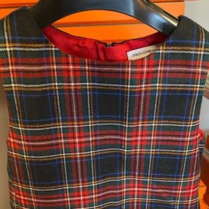 Dolce and Gabbana size 2 girls! Wool plaid dress